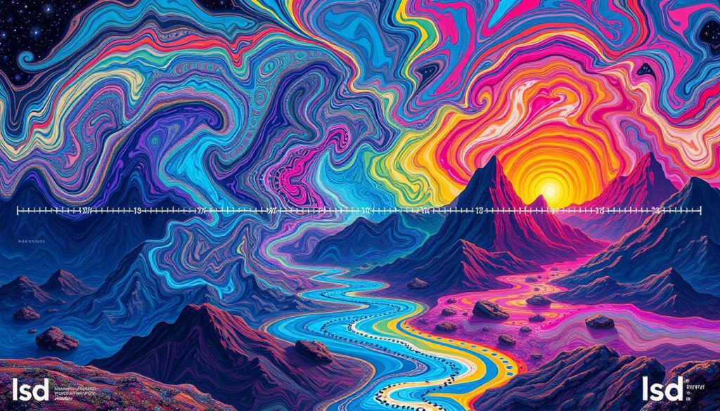 LSD trip experience timeline